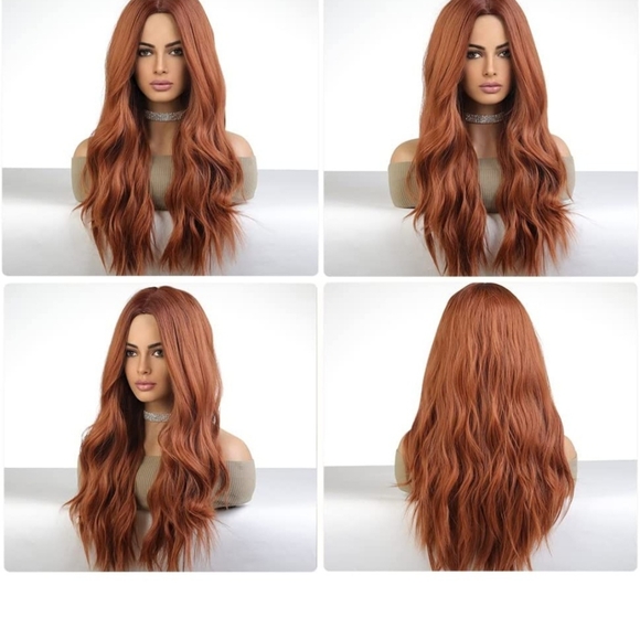 24" New Auburn Synthetic Long wavy Wig - Picture 4 of 4